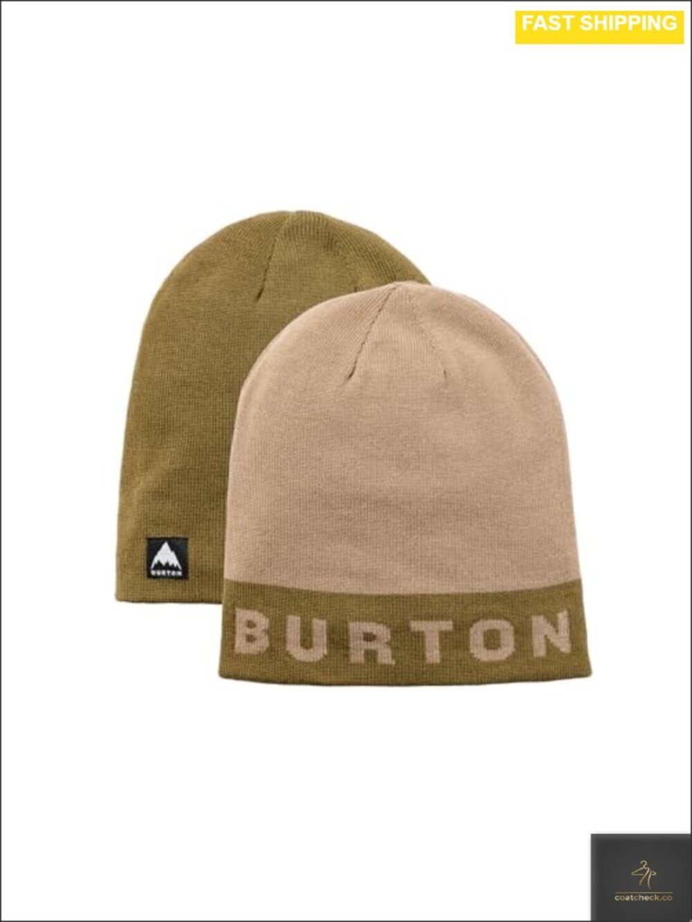 Recycled Polyester Reversible Skully Beanie Warm Winter Hat